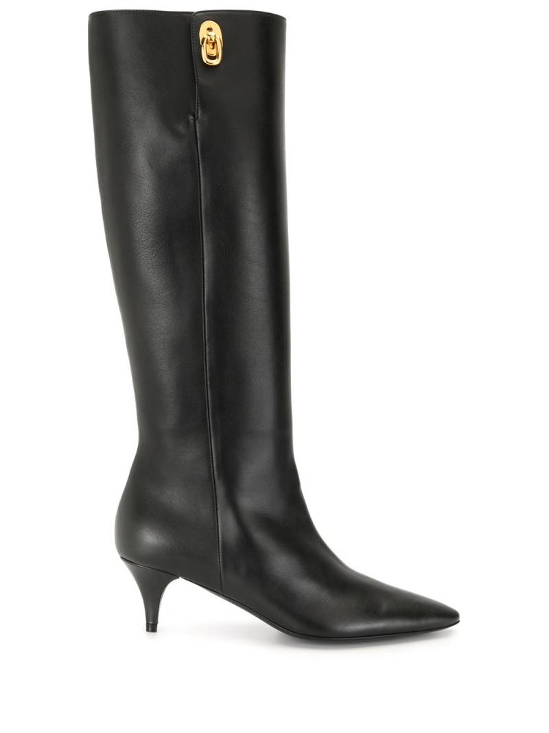 TOM FORD knee-length heeled boots - Black von TOM FORD