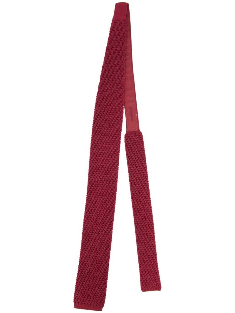 TOM FORD knitted silk tie - Red von TOM FORD