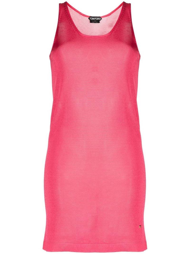 TOM FORD knitted sleeveless dress - Pink von TOM FORD