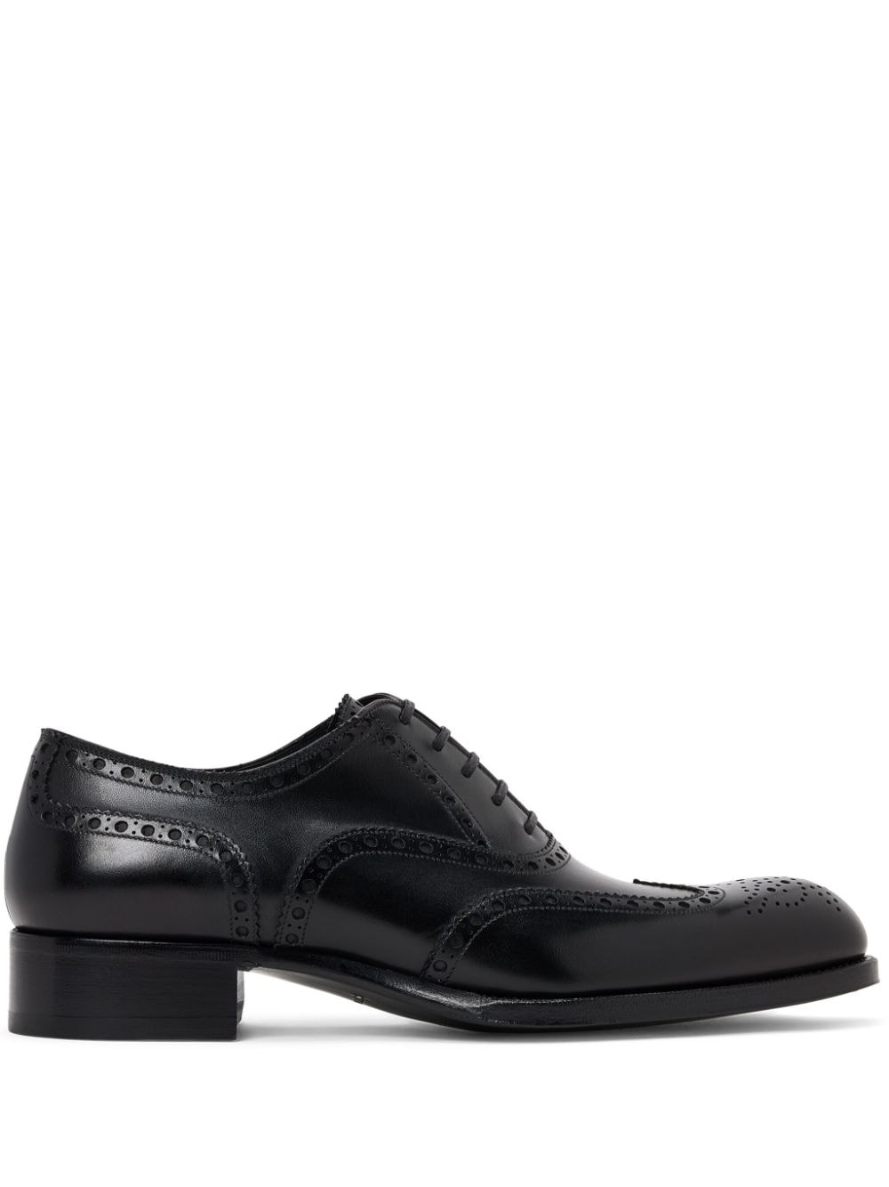 TOM FORD leather brogues - Black von TOM FORD