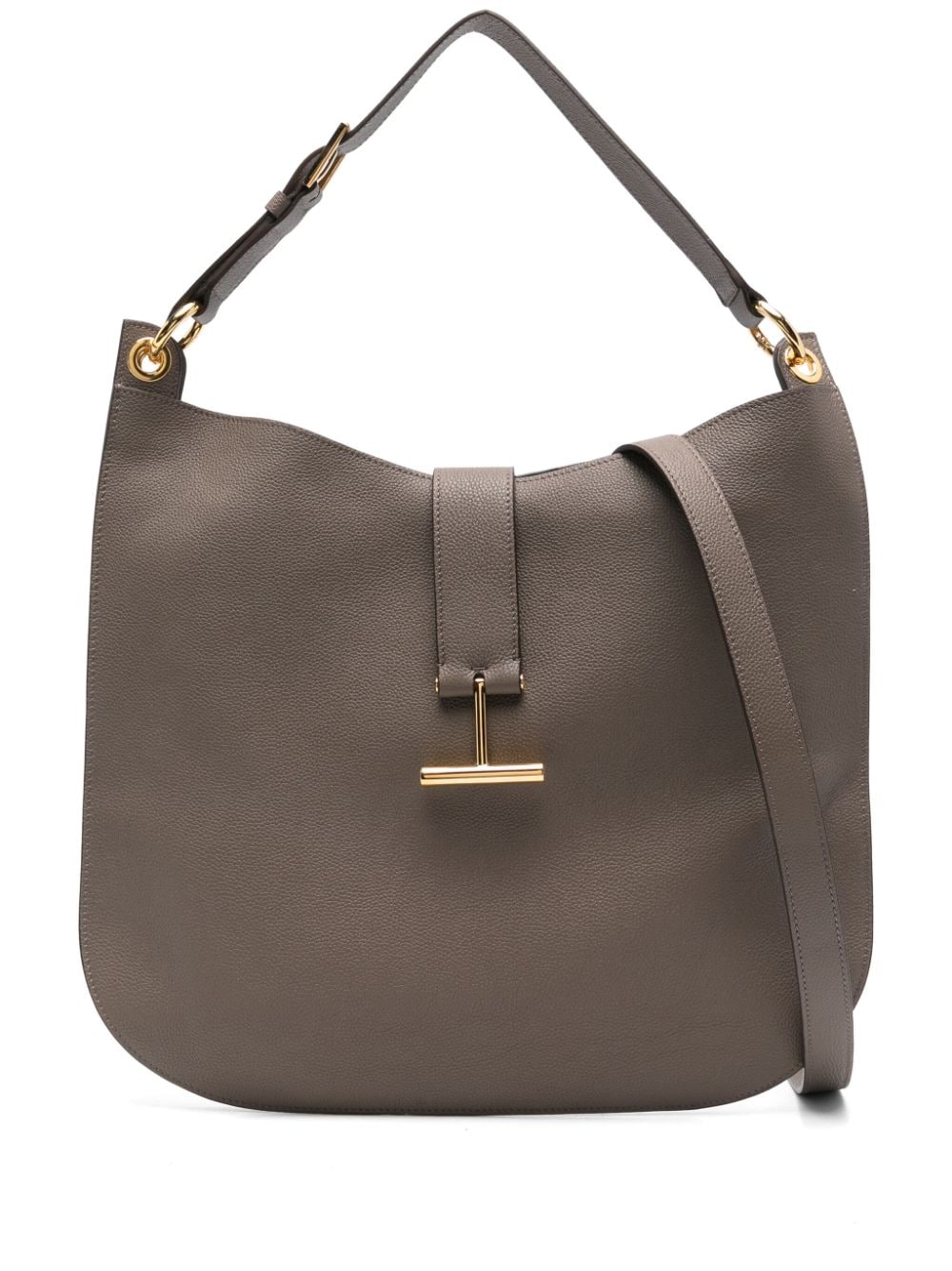 TOM FORD leather shoulder bag - Brown von TOM FORD