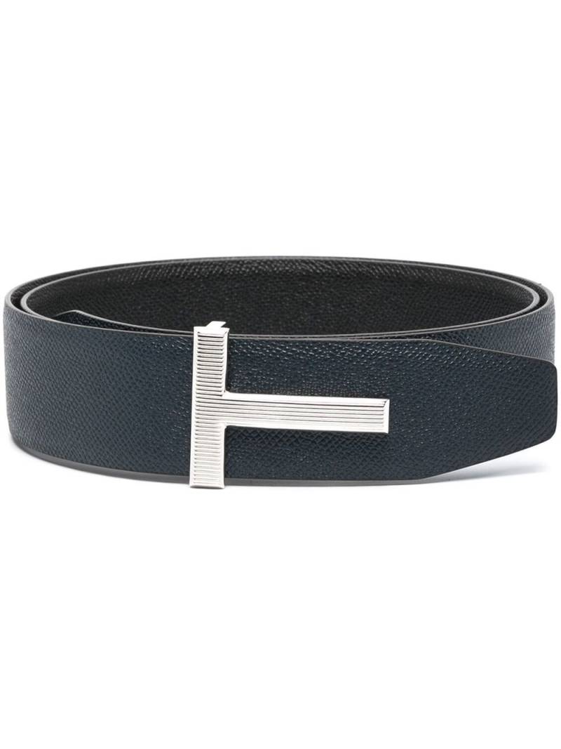 TOM FORD logo-buckle leather belt - Black von TOM FORD