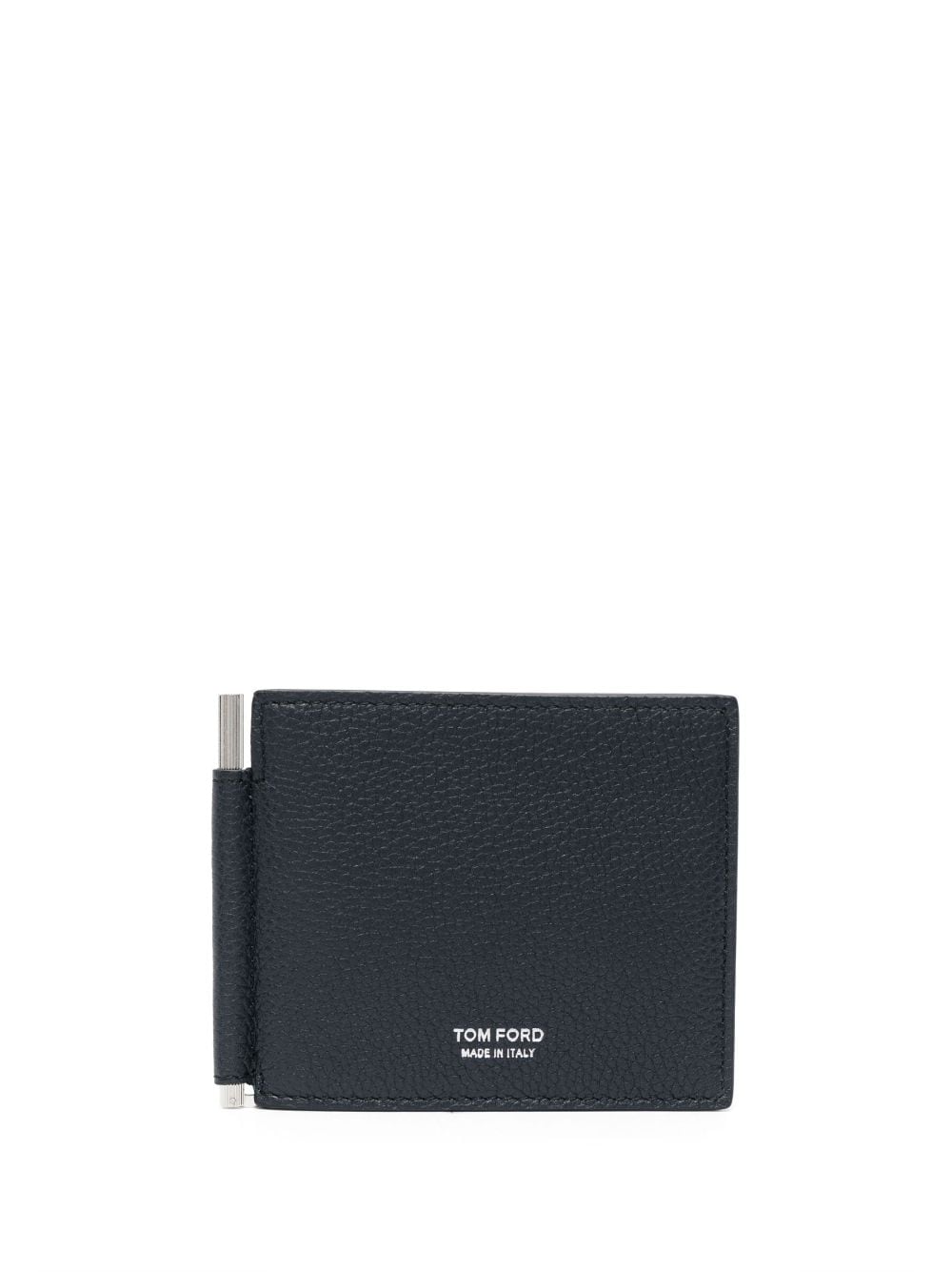 TOM FORD logo-debossed calf-leather wallet - Black von TOM FORD