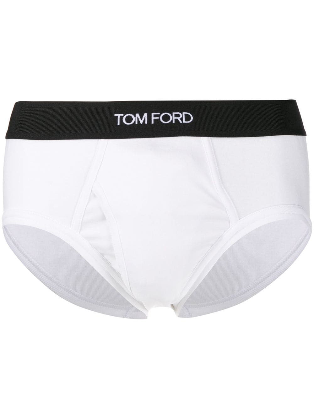 TOM FORD logo-embellished briefs - White von TOM FORD