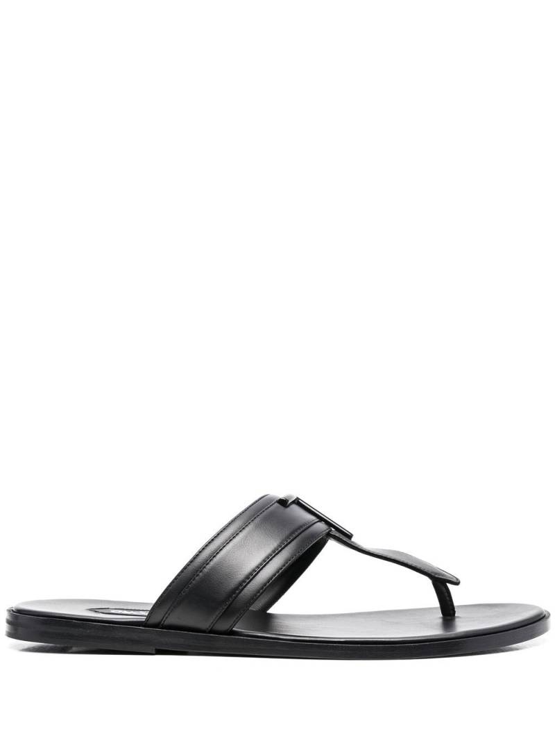 TOM FORD logo-embellished flip-flops - Black von TOM FORD