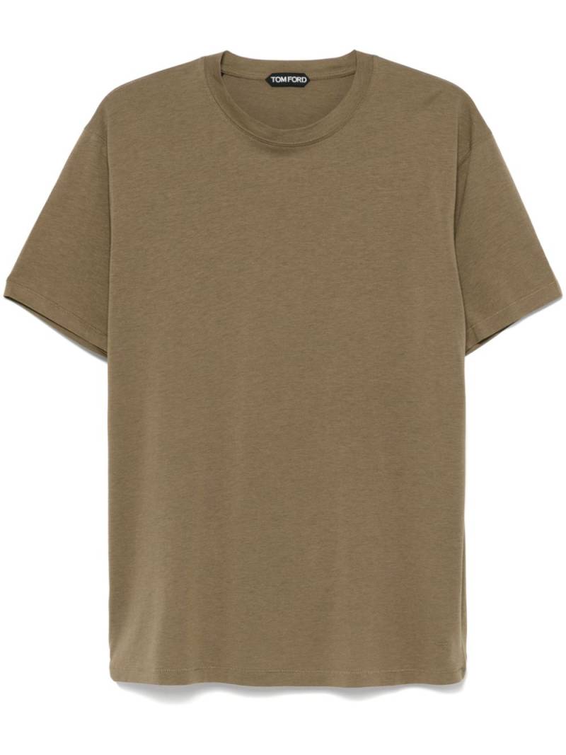 TOM FORD logo-embroidered T-shirt - Green von TOM FORD