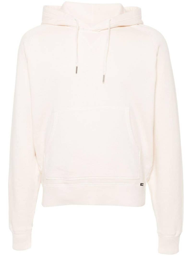 TOM FORD logo-patch hoodie - Neutrals von TOM FORD