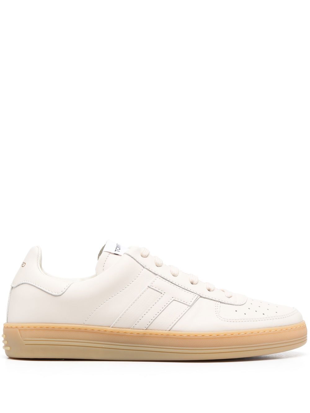 TOM FORD logo-patch lace-up sneakers - Neutrals von TOM FORD