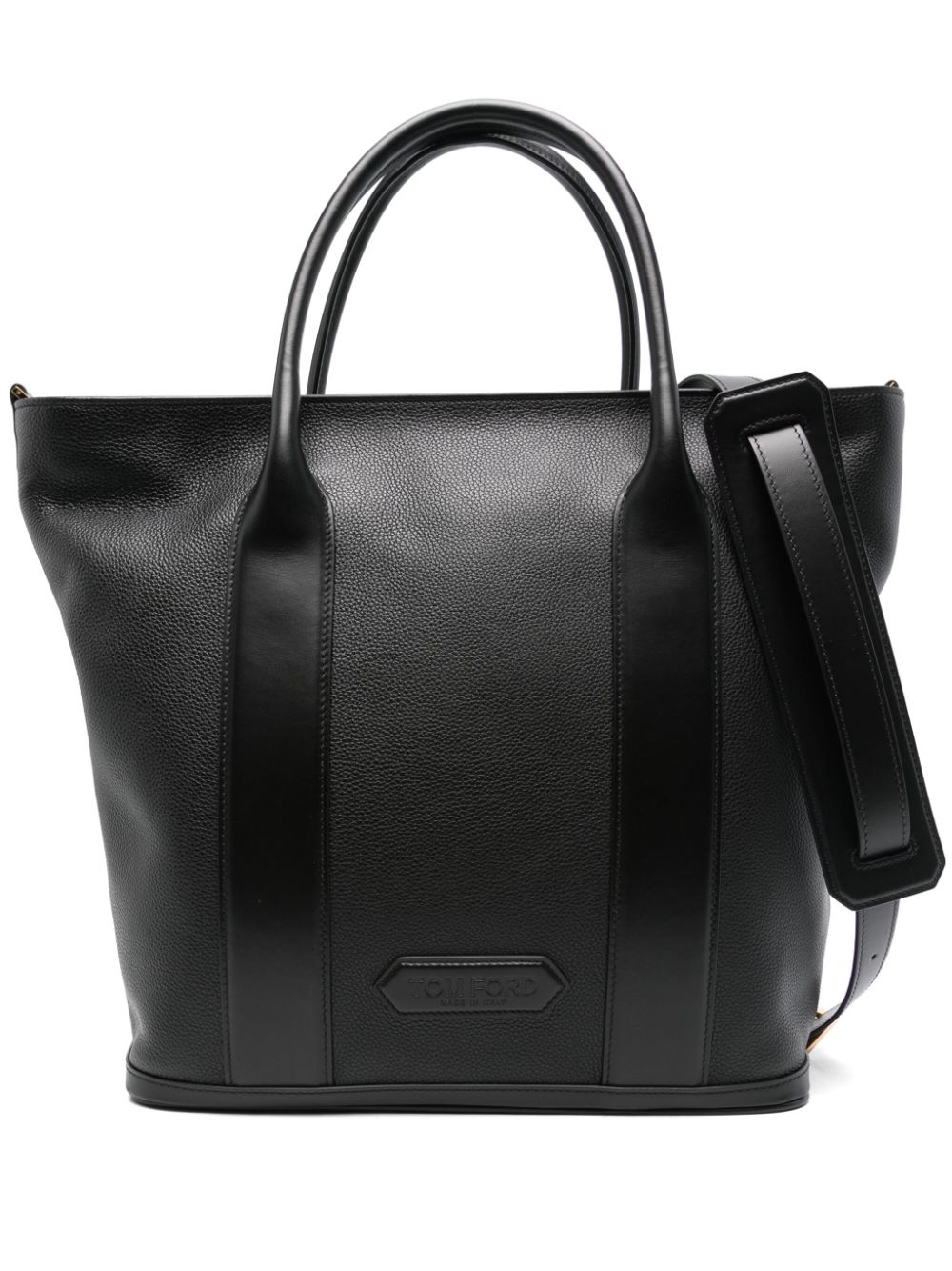 TOM FORD logo-patch tote bag - Black von TOM FORD