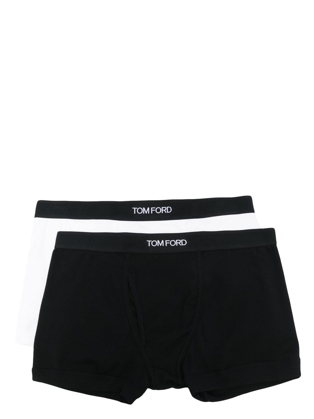 TOM FORD logo-tape detail boxers - Black von TOM FORD