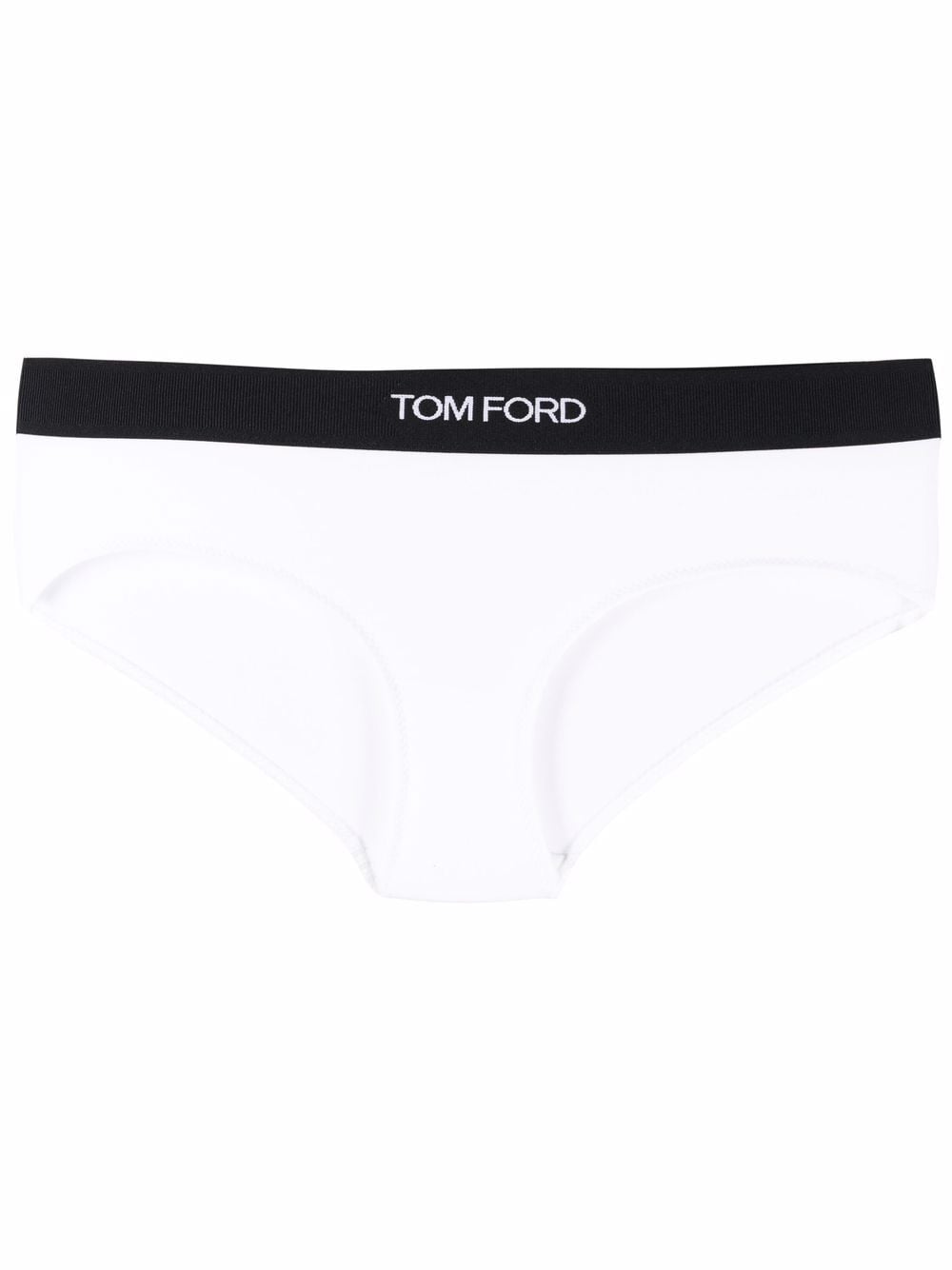 TOM FORD logo waist briefs - White von TOM FORD