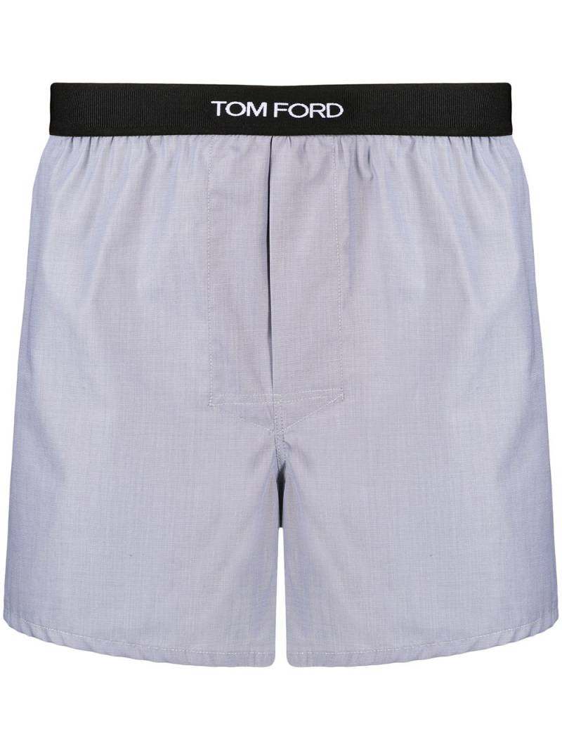 TOM FORD logo-waistband boxers - Grey von TOM FORD