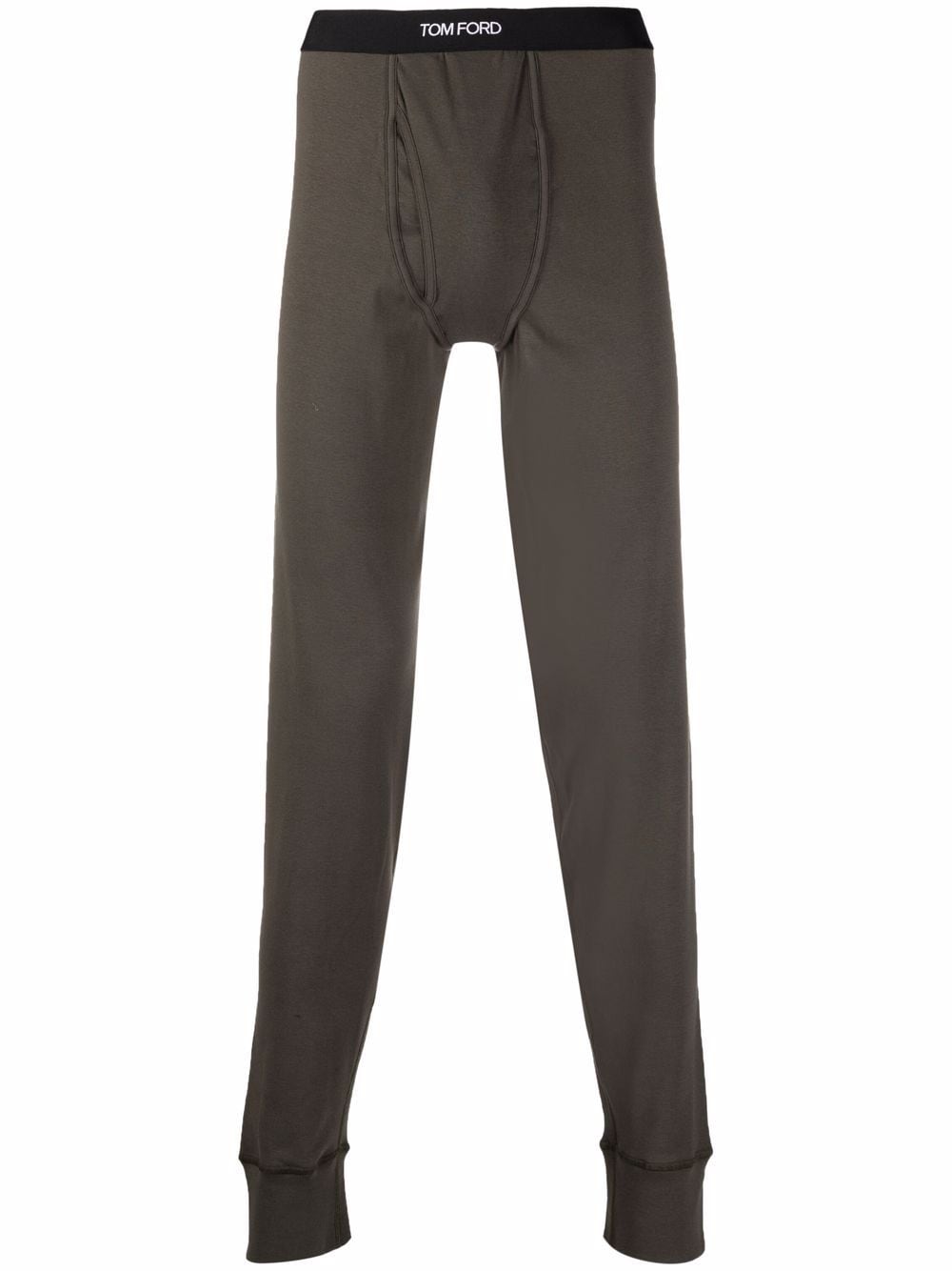 TOM FORD logo-waistband long johns - Green von TOM FORD