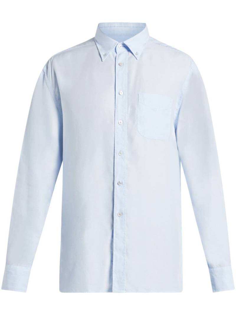 TOM FORD long-sleeve shirt - Blue von TOM FORD