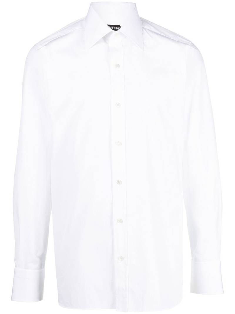 TOM FORD long-sleeve shirt - White von TOM FORD