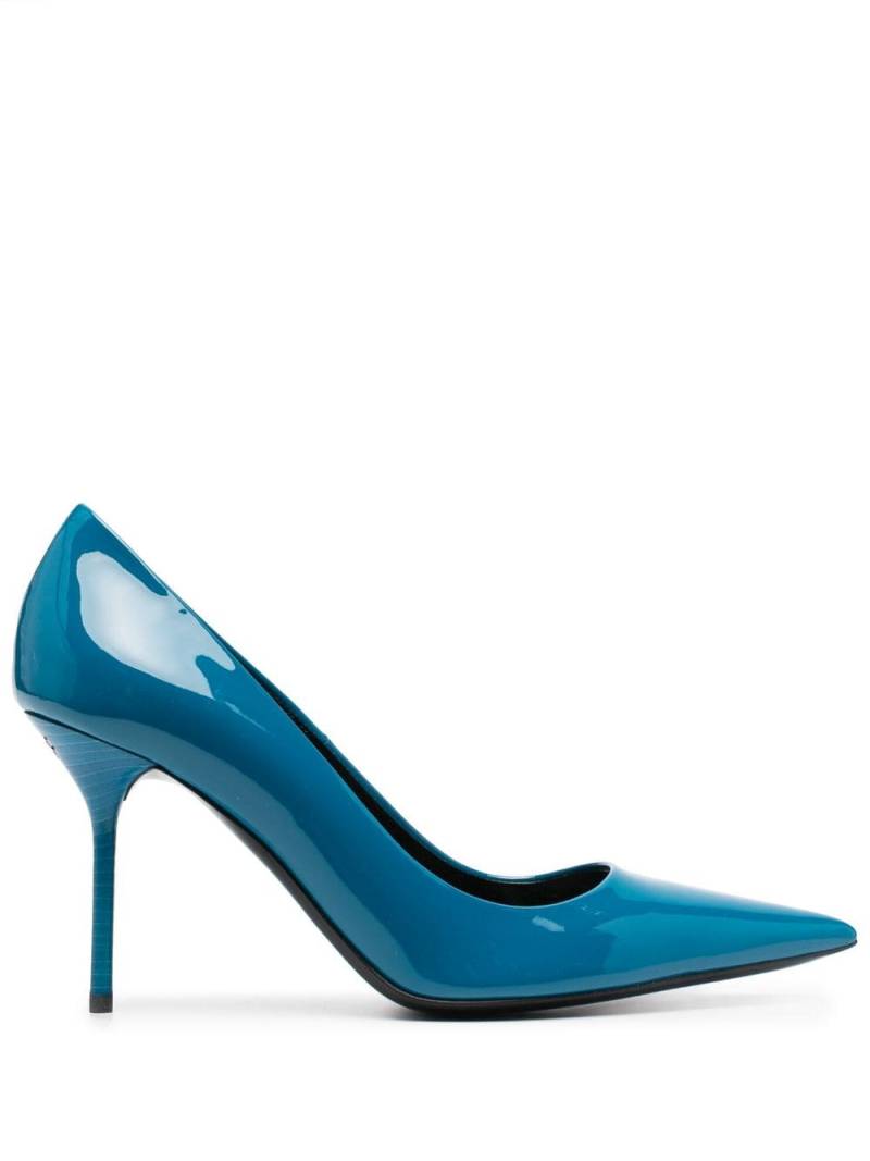 TOM FORD 90mm patent leather pumps - Blue von TOM FORD