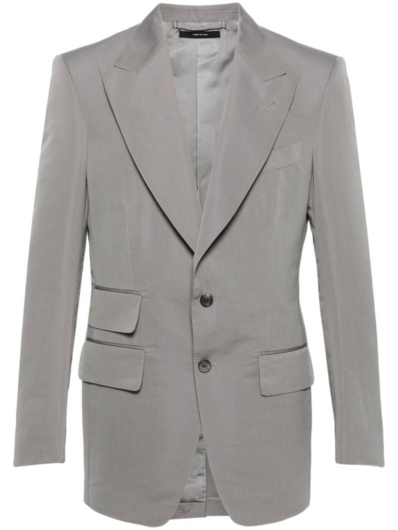 TOM FORD peak-lapels single-breasted blazer - Grey von TOM FORD