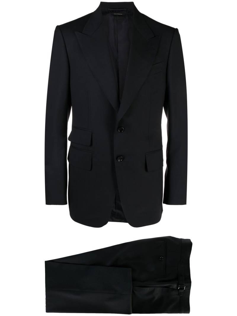 TOM FORD peaked lapels tailored suit - Blue von TOM FORD