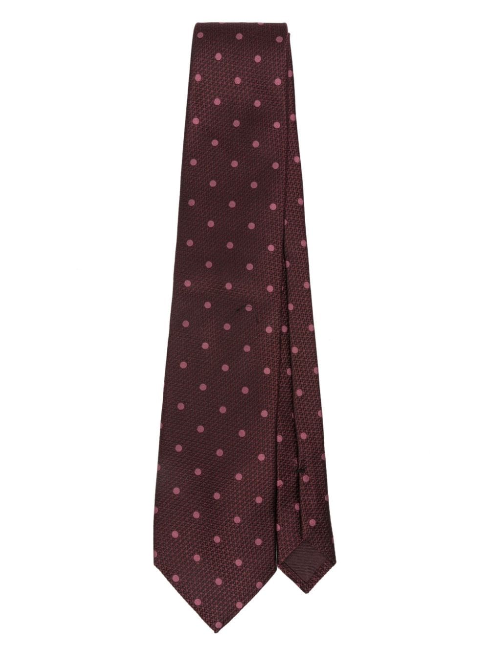 TOM FORD pois-jacquard tie - Red von TOM FORD