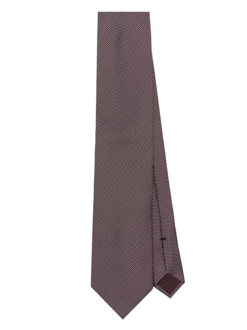 TOM FORD polka dot-embroidery tie - Red von TOM FORD