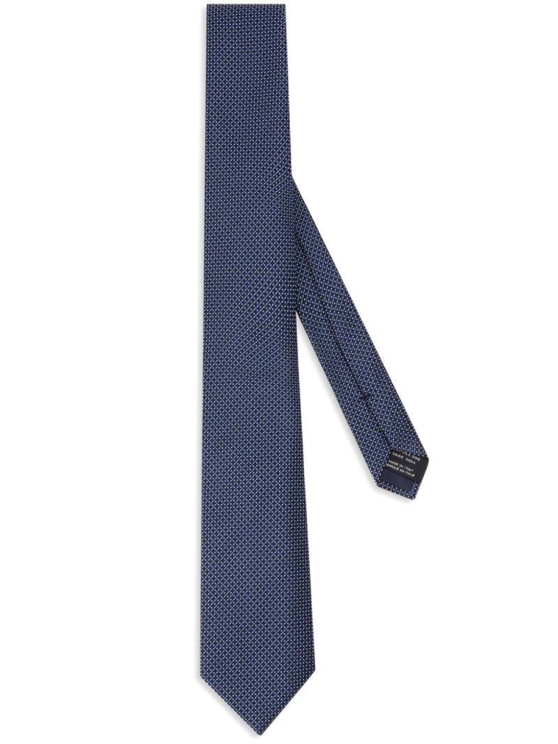 TOM FORD polka-dot silk tie - Blue von TOM FORD