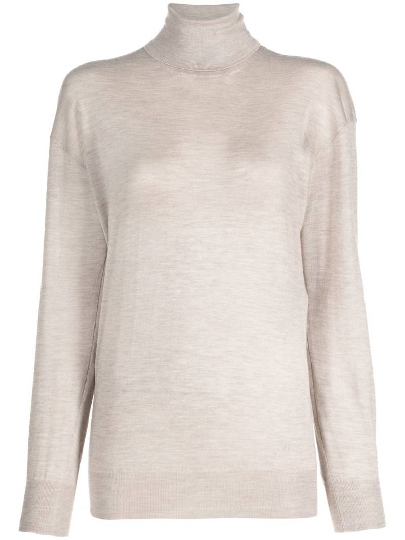 TOM FORD ribbed-knit roll neck sweater - Neutrals von TOM FORD