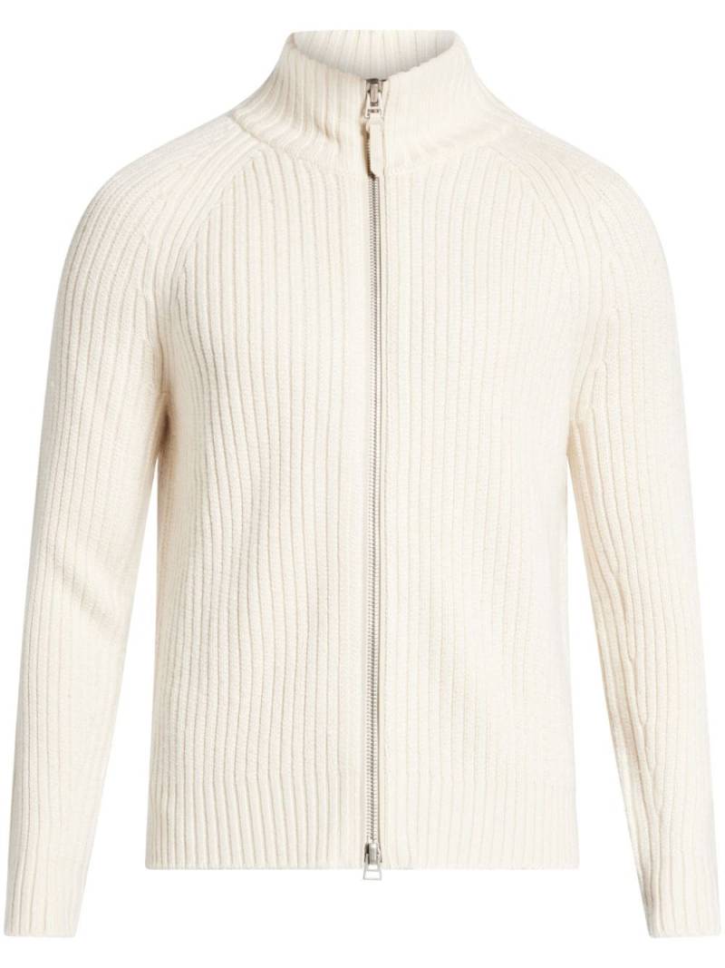 TOM FORD ribbed knitted jumper - White von TOM FORD