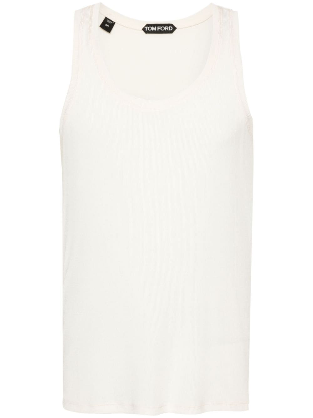 TOM FORD ribbed tank top - White von TOM FORD