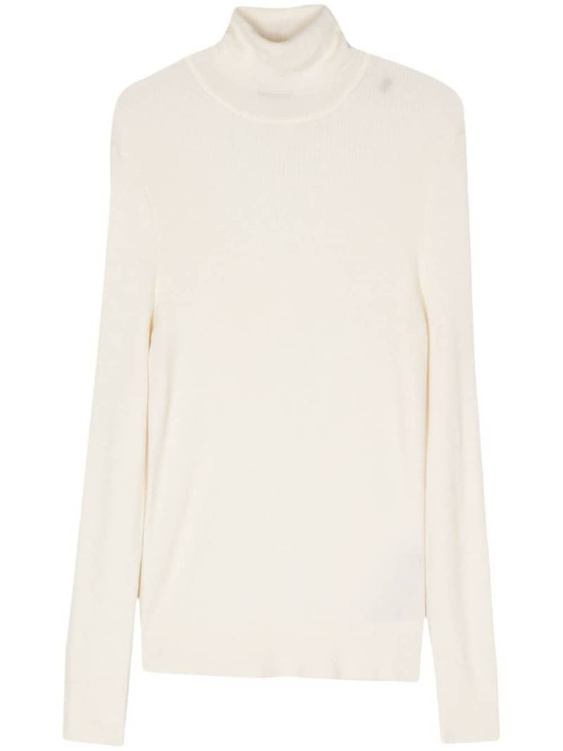 TOM FORD ribbed turtleneck sweater - White von TOM FORD