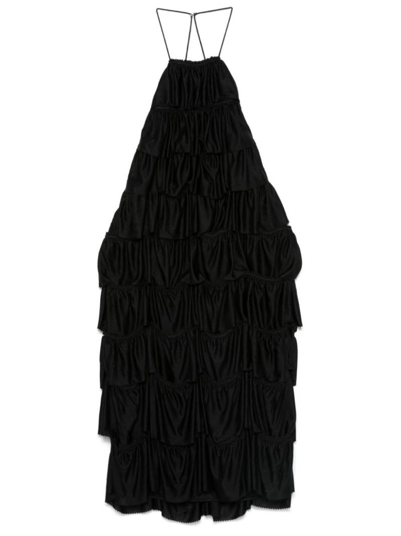 TOM FORD ruffled mini dress - Black von TOM FORD