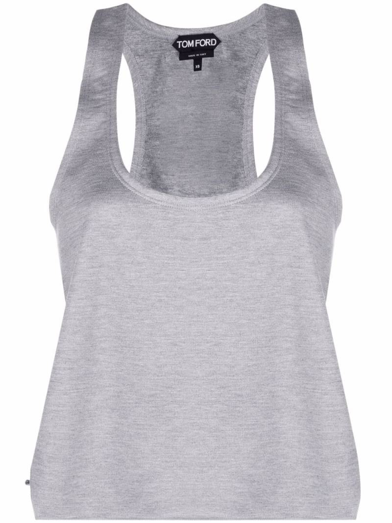 TOM FORD scoop neck vest top - Grey von TOM FORD