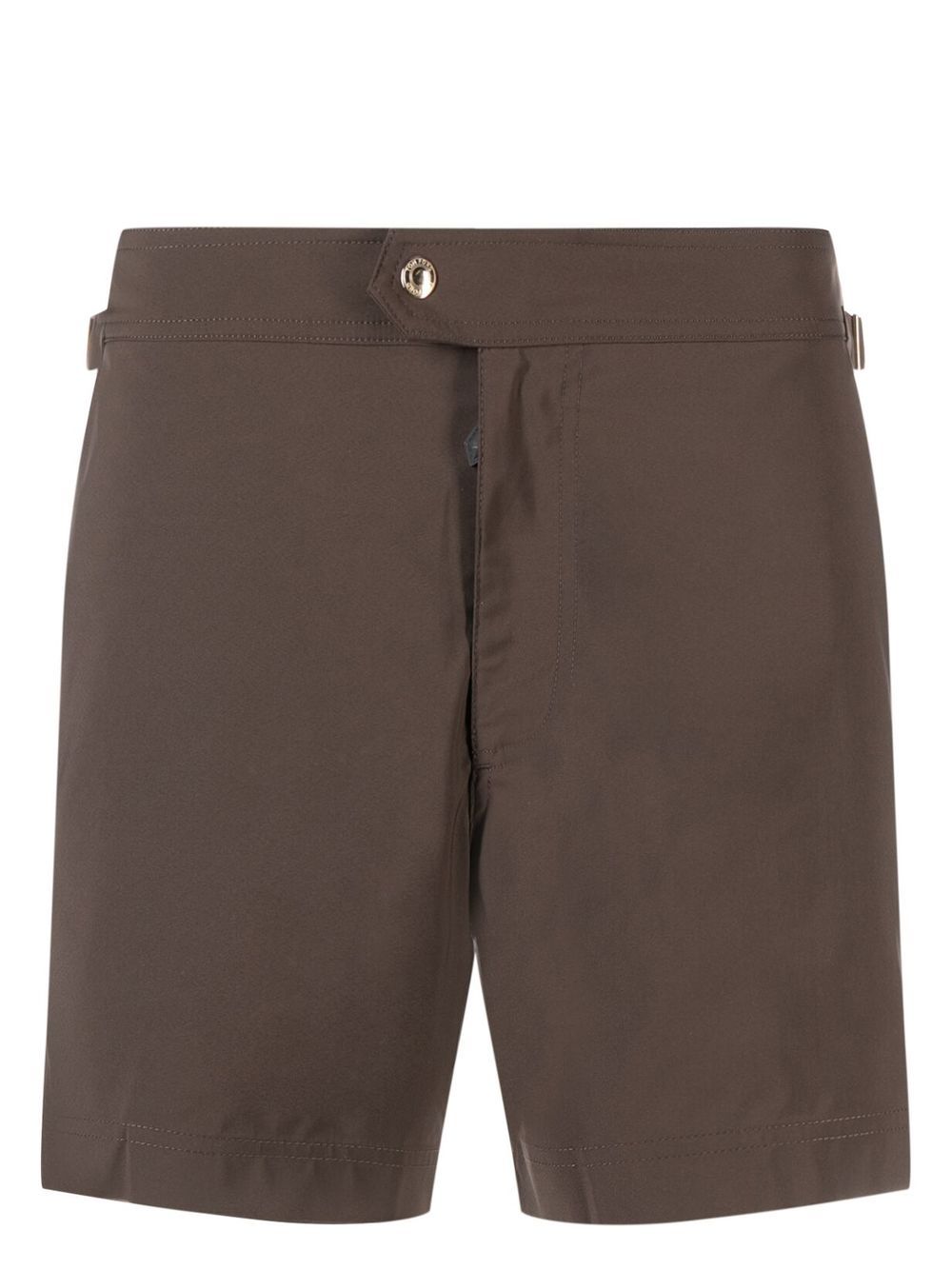 TOM FORD side buckle swim shorts - Brown von TOM FORD