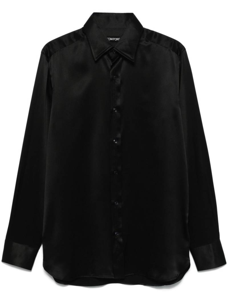 TOM FORD silk shirt - Black von TOM FORD