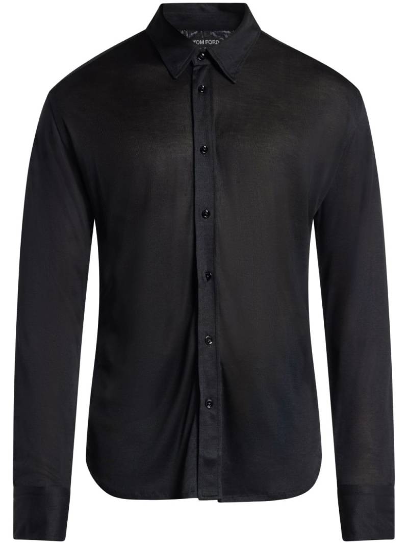 TOM FORD silk shirt - Black von TOM FORD