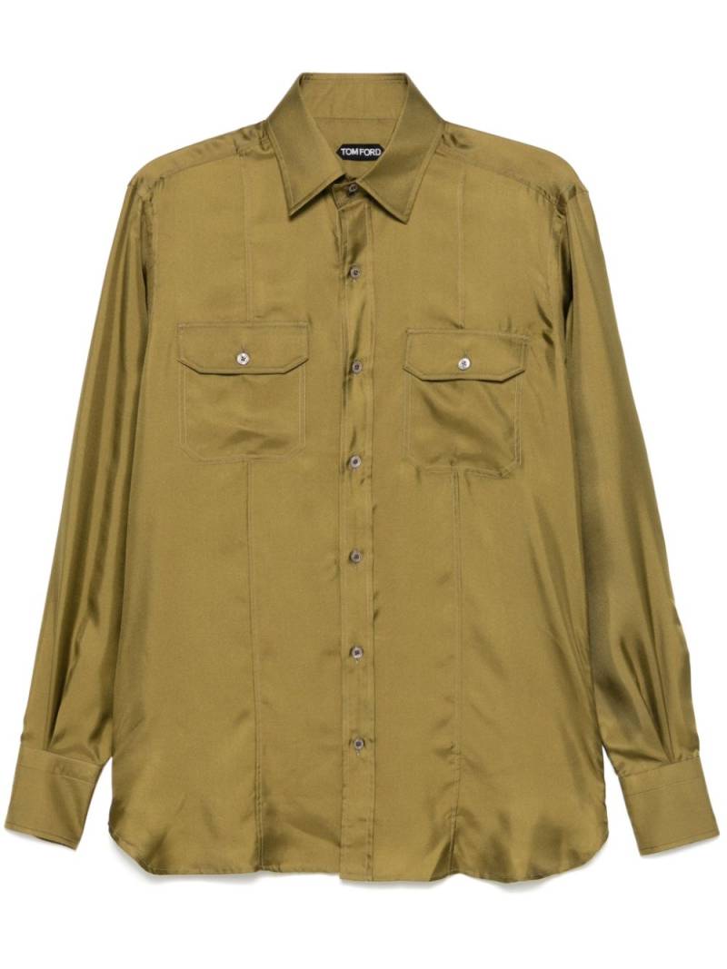 TOM FORD silk shirt - Green von TOM FORD