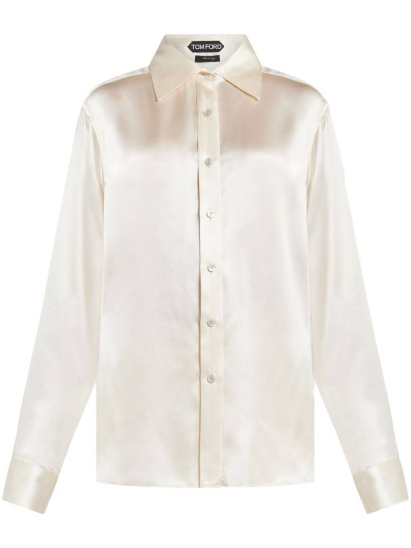 TOM FORD silk shirt - Neutrals von TOM FORD