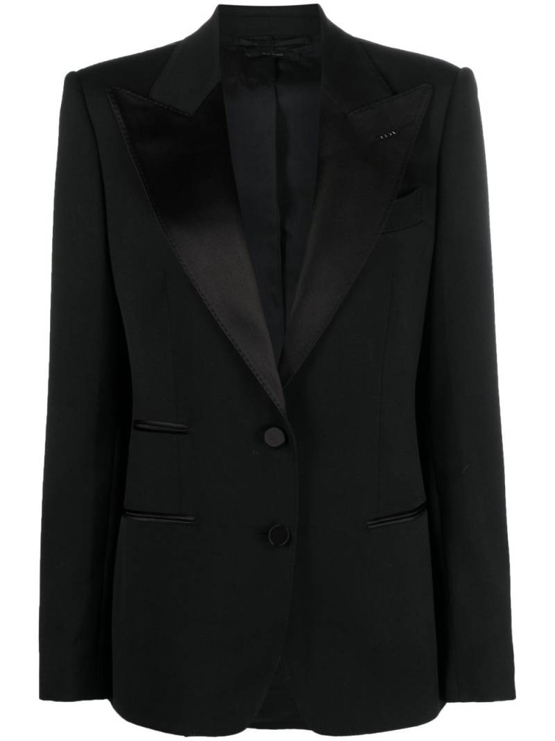 TOM FORD single-breasted blazer - Black von TOM FORD