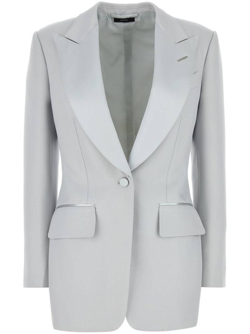 TOM FORD single-breasted blazer - Grey von TOM FORD