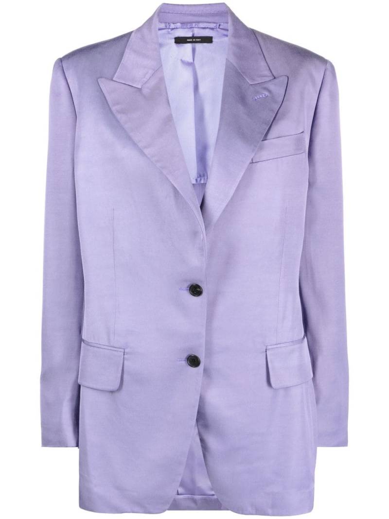 TOM FORD single-breasted blazer - Purple von TOM FORD