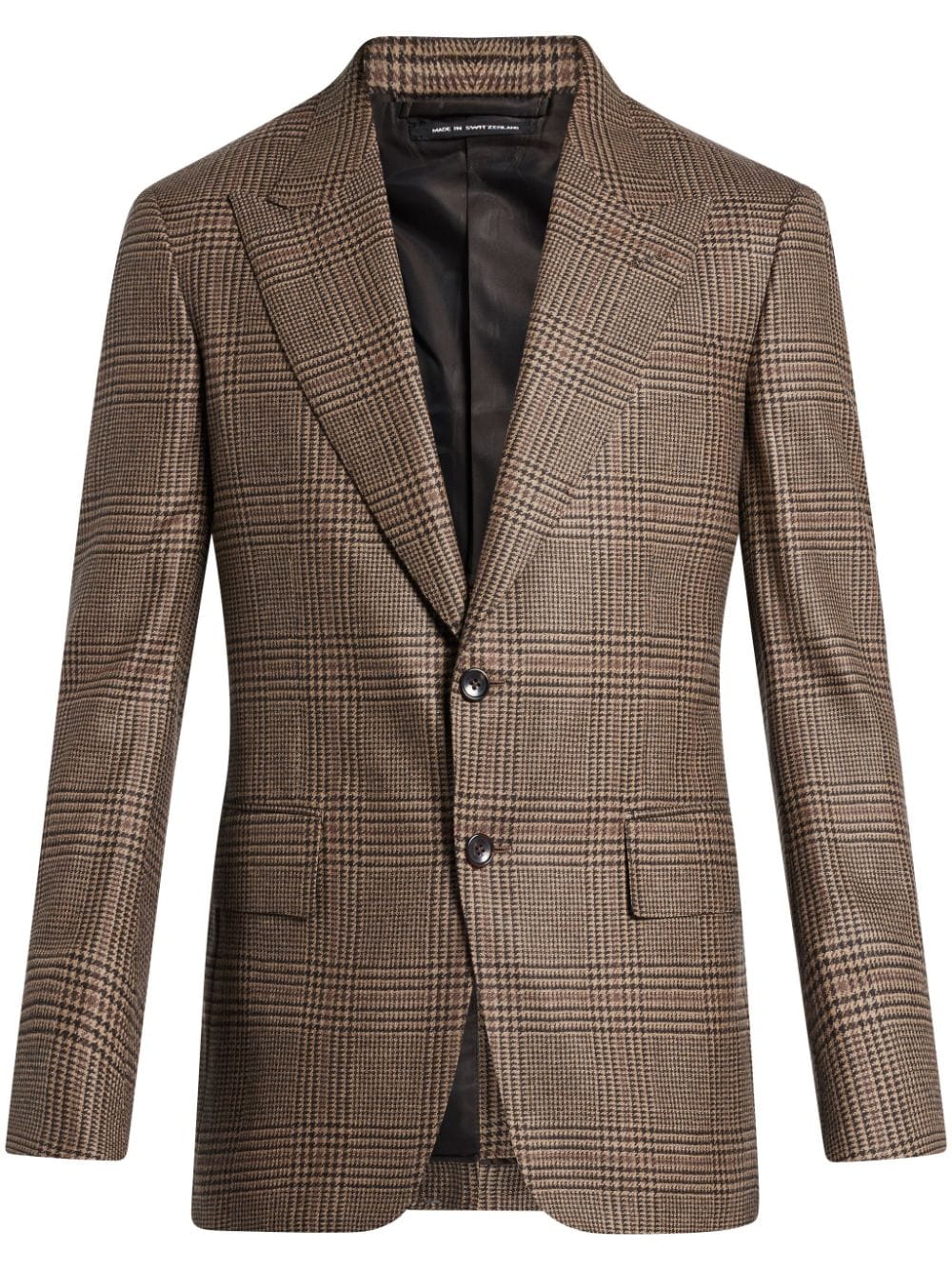 TOM FORD single-breasted wool blazer - Brown von TOM FORD