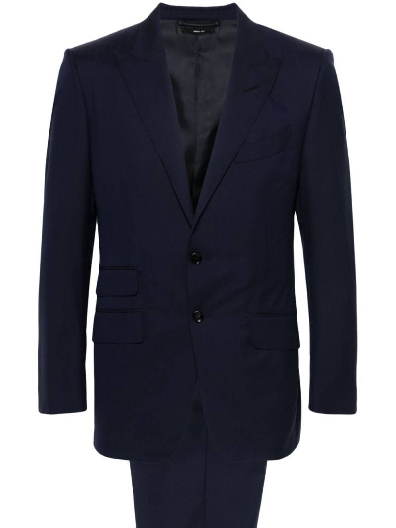 TOM FORD single-breasted wool suit - Blue von TOM FORD