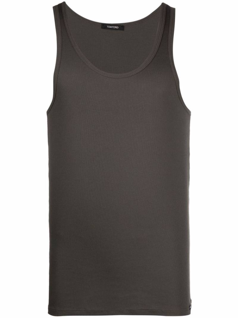 TOM FORD sleeveless tank top - Green von TOM FORD