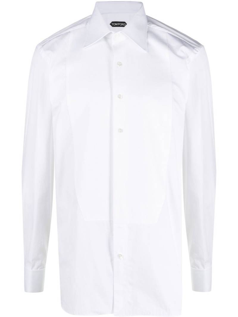 TOM FORD slim-cut button shirt - White von TOM FORD