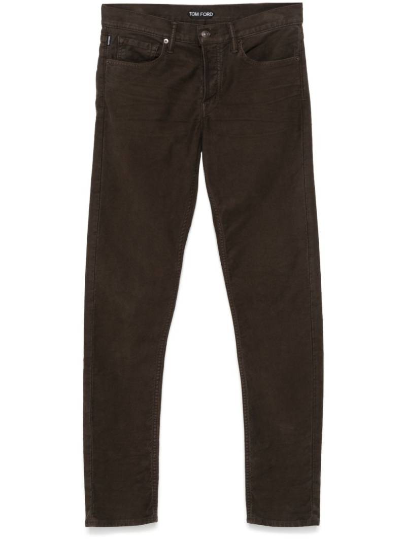 TOM FORD slim-cut trousers - Brown von TOM FORD