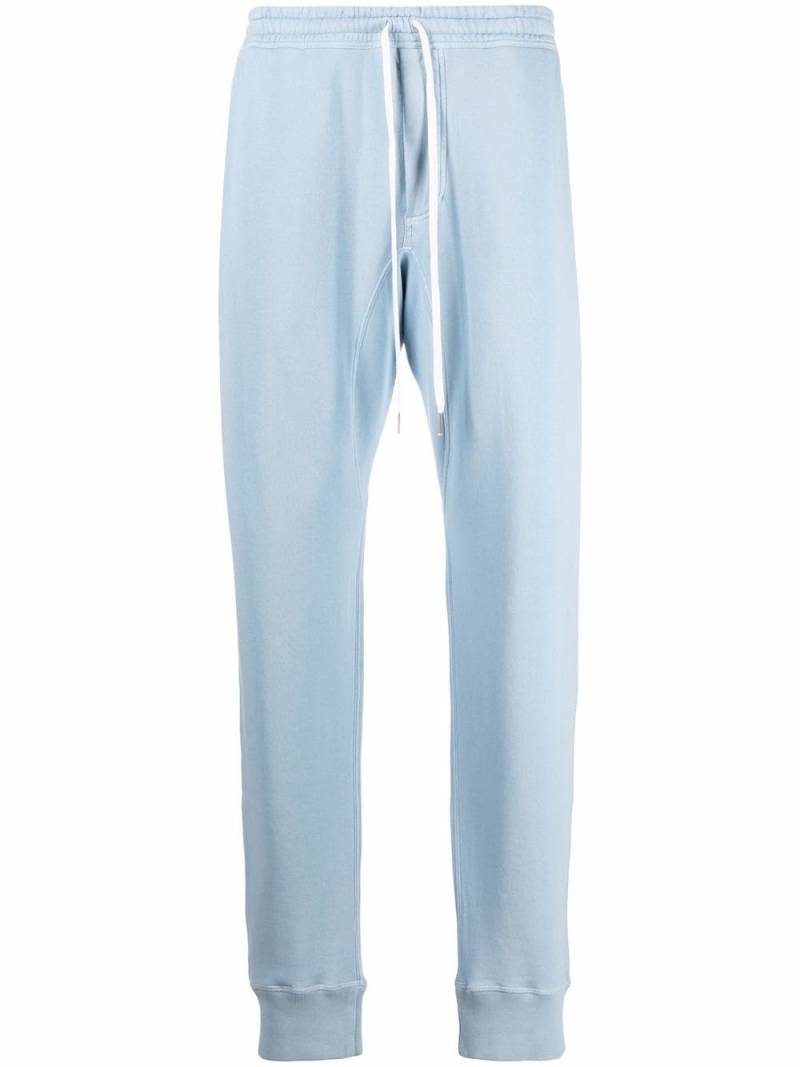 TOM FORD slim-fit cotton track pants - Blue von TOM FORD