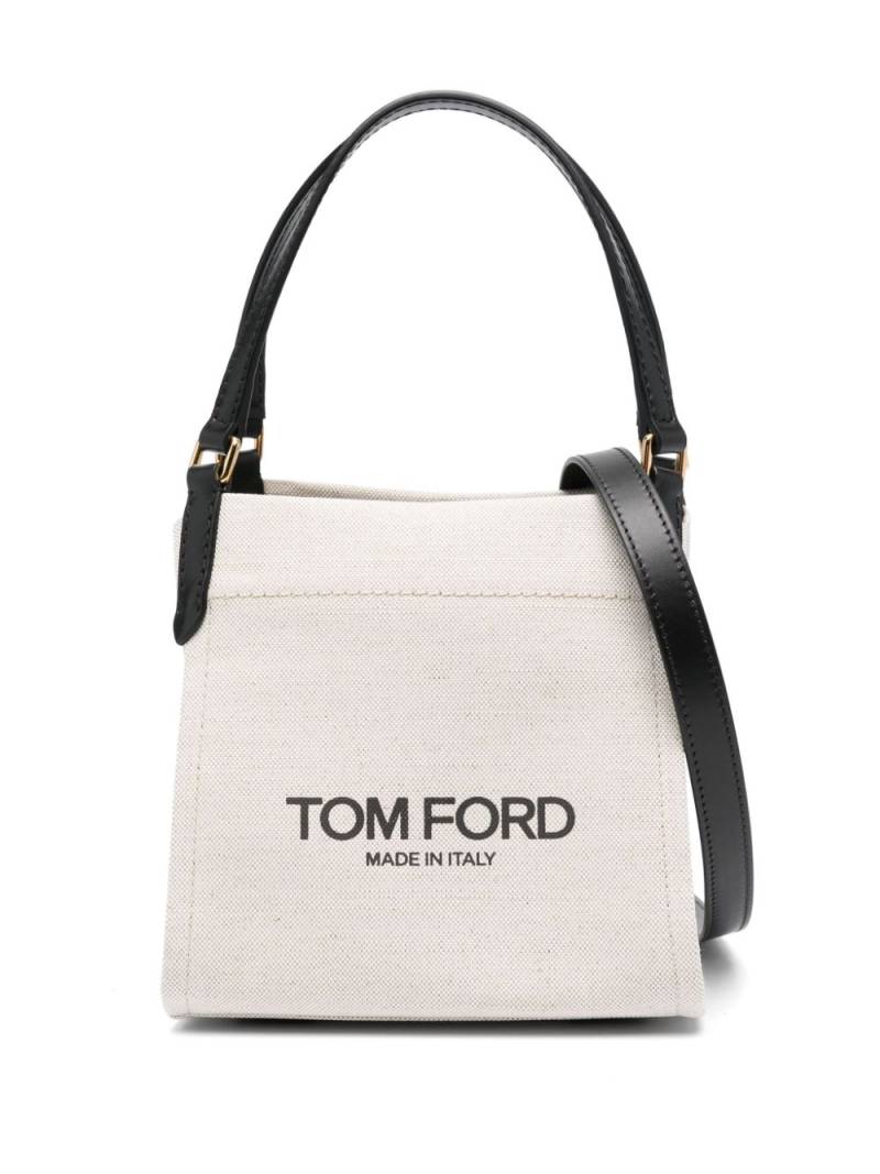 TOM FORD small Amalfi tote bag - Neutrals von TOM FORD