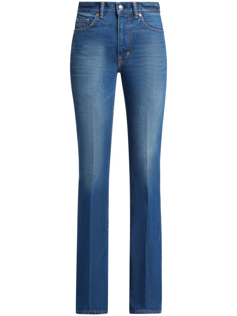 TOM FORD stonewashed flared jeans - Blue von TOM FORD