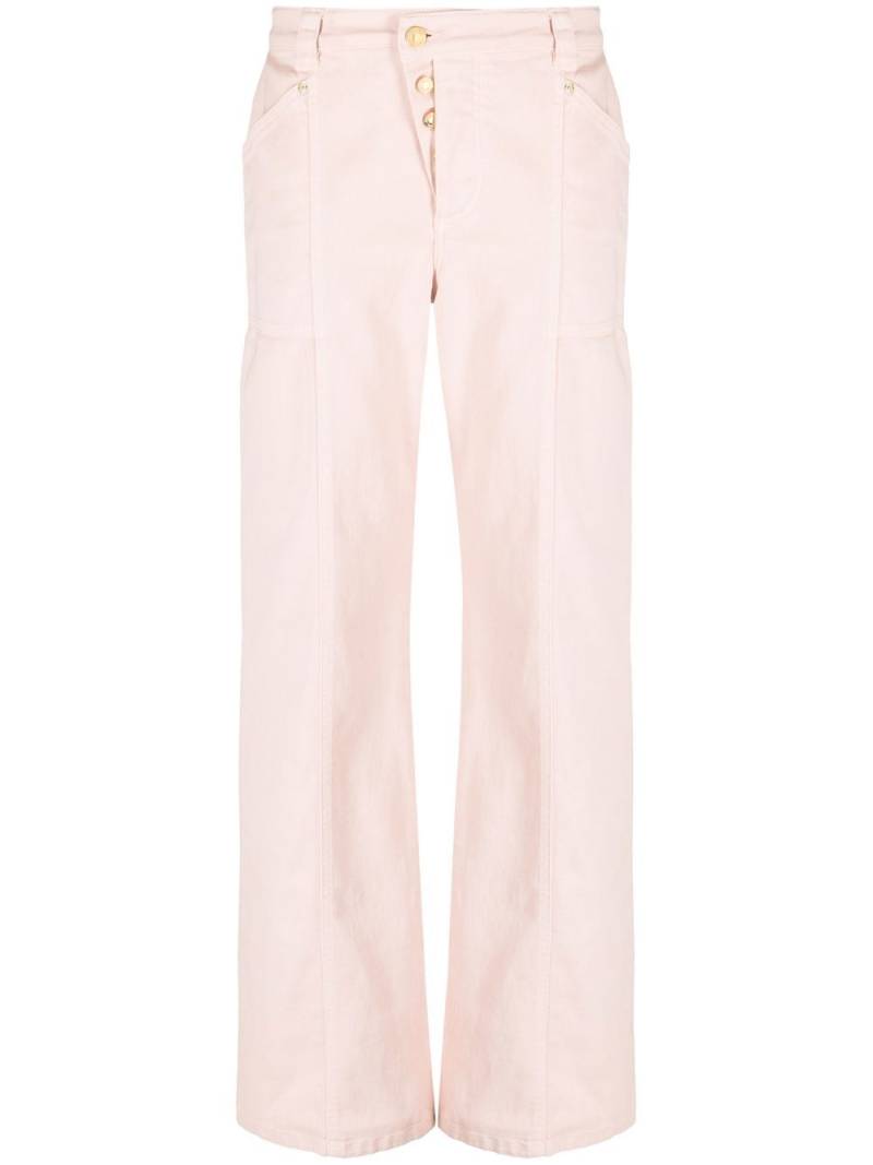 TOM FORD straight-leg cotton trousers - Pink von TOM FORD