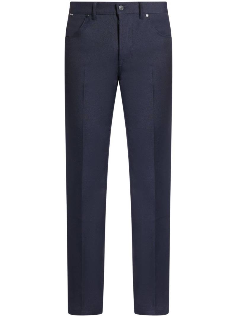 TOM FORD straight-leg low-rise trousers - Blue von TOM FORD