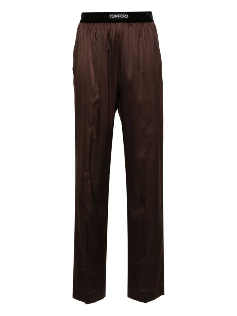 TOM FORD straight-leg pyjama bottoms - Brown von TOM FORD